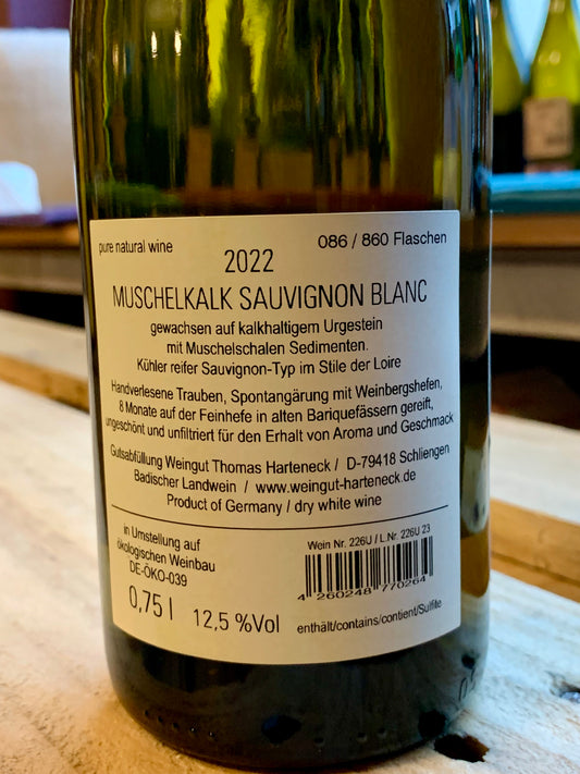 Sauvignon Blanc Muschelkalk 2022 Thomas Harteneck Baden