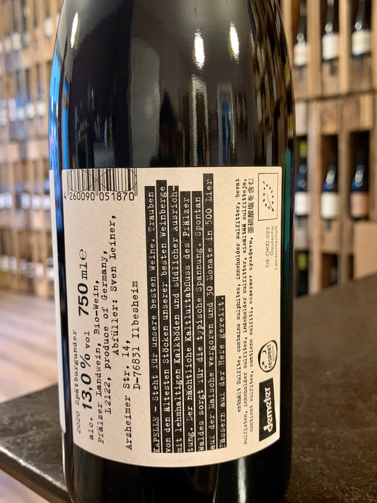 Spätburgunder Kapelle 2020 Sven Leiner Pfalz/Bio