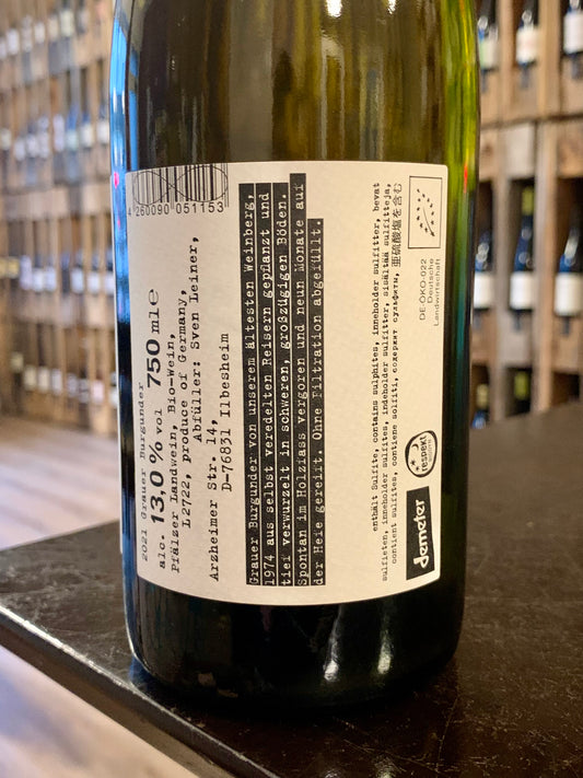 Grauer Burgunder Lehmboden 2021 Sven Leiner Pfalz/Bio