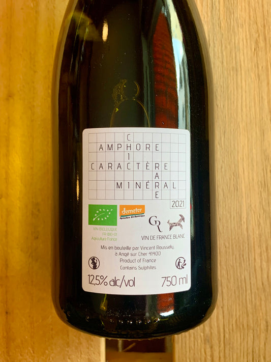 Irréductible Sauvignon Blanc 2021 Amphore Clos Roussely Loire/Bio