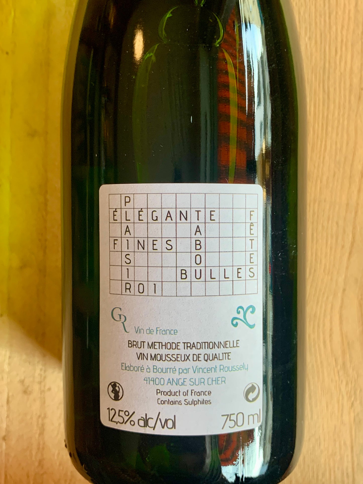 Favorite Brut Methode Traditionelle Clos Roussely Loire