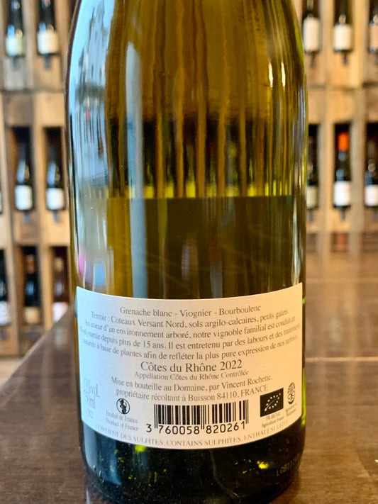 Côte du Rhône Blanc 2022 Domaine Roche-Audran südliche Rhône/Bio