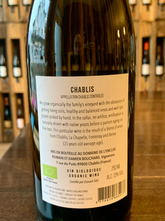 Domaine de l'Enclos 2019 Chardonnay Chablis AOC/Bio