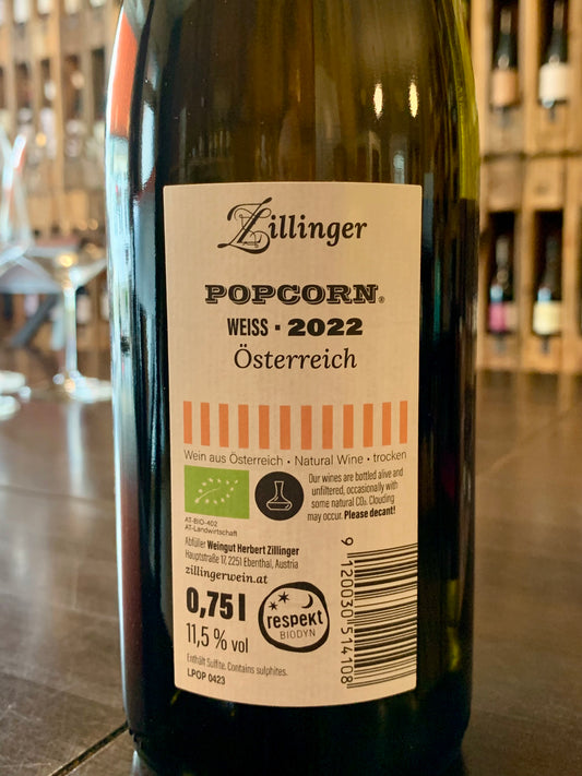 Popcorn Weiss 2022 Herbert Zillinger Weinviertel/Bio