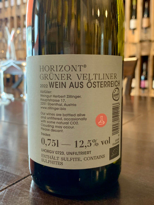 Horizont Grüner Veltliner 2022 Herbert Zillinger Weinviertel/Bio