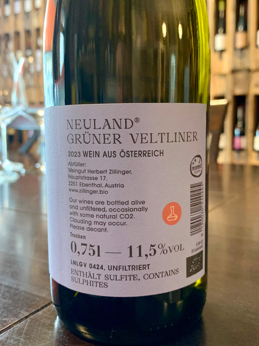 Neuland Grüner Veltliner 2023 Herbert Zillinger Weinviertel/Bio