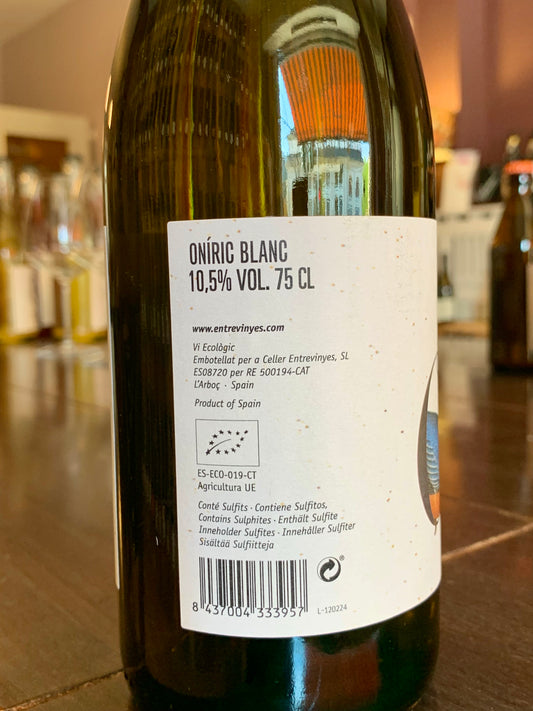 Oníric Blanc 2024 Xarello Celler Entrevinyes Penedes/Bio