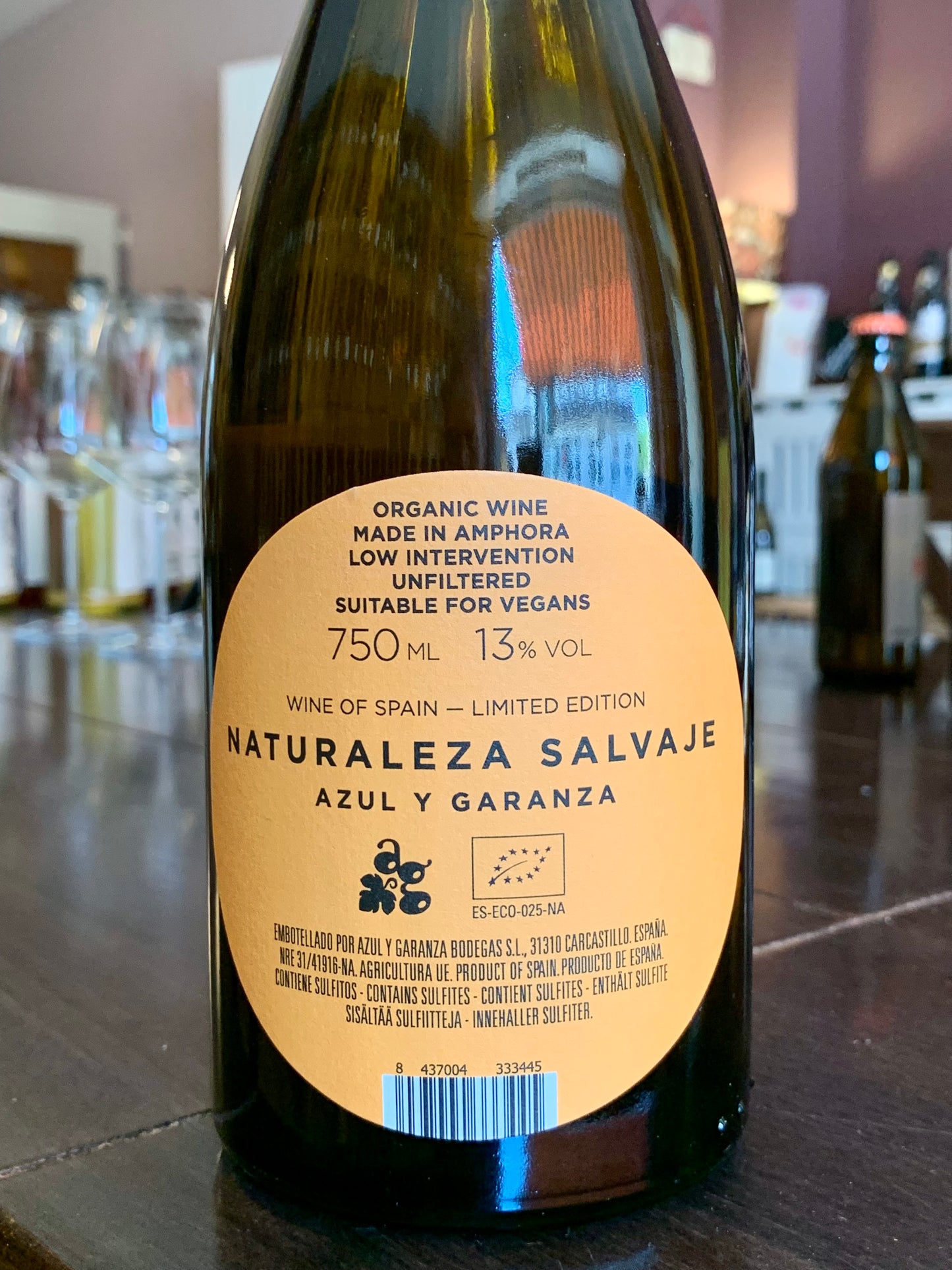 Naturaleza Salvaje Blanca/Orange 2024 Azul y Garanza Navarra/ Bio