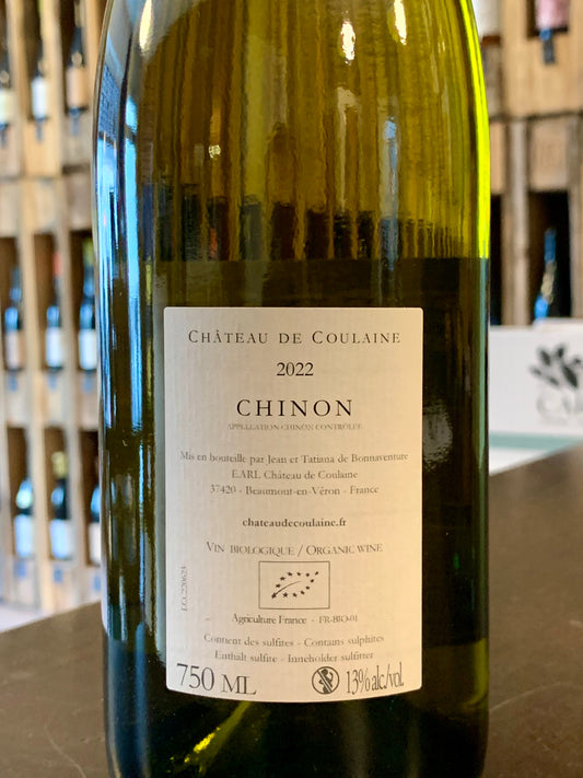 Les Pieds Rôtis 2022 Chenin Blanc Château de Coulaine Chinon Loire/Bio