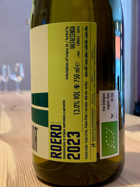 Valfaccenda Roero Arneis 2023 Piemont/Bio