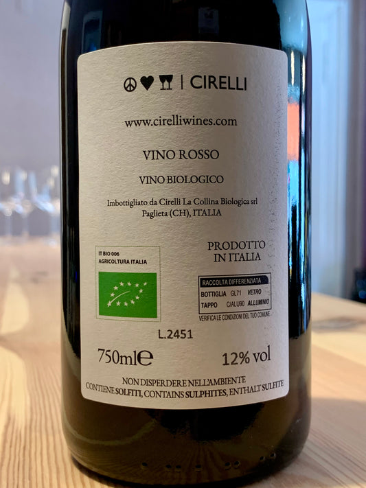 Vino Rosso Francesco Cirelli Abruzzen/Bio