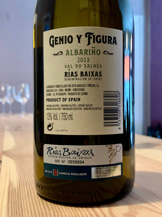 Genio y Figura 2023 Albarino Attis Rias Baixas Galizien