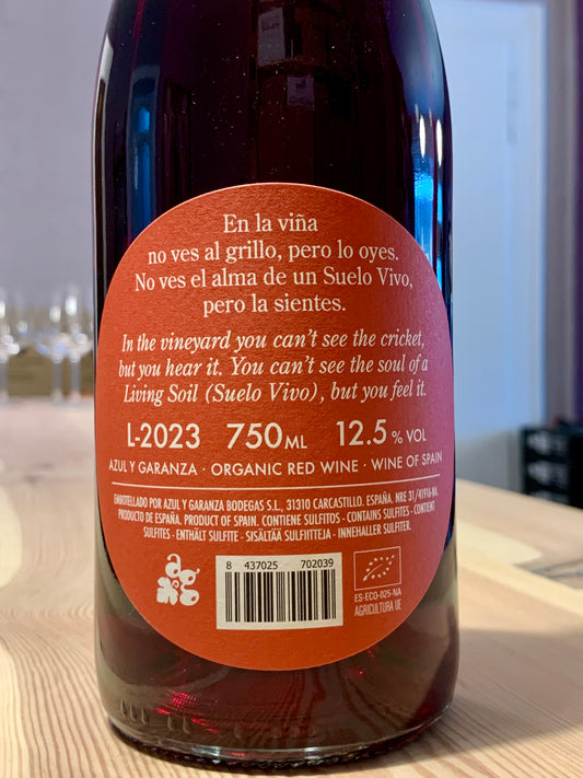 SueloVivo Tinto 2023 Azul y Garanza Navarra/Bio