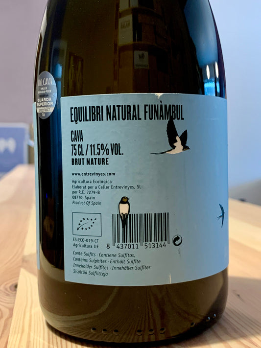 Cava Gran Funambul Natural Brut Reserva 2017 Entre Vinyes Katalonien/Bio