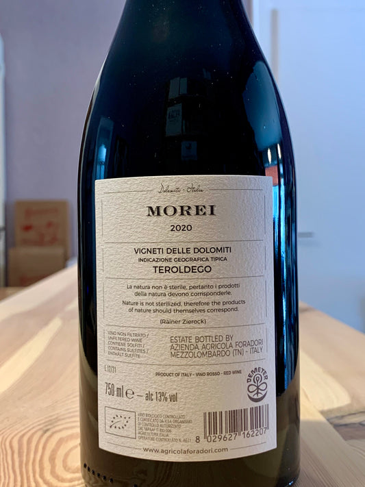 Foradori 2020 Morei Teroldego Vigneti delle Dolomiti IGT Trentino/Bio