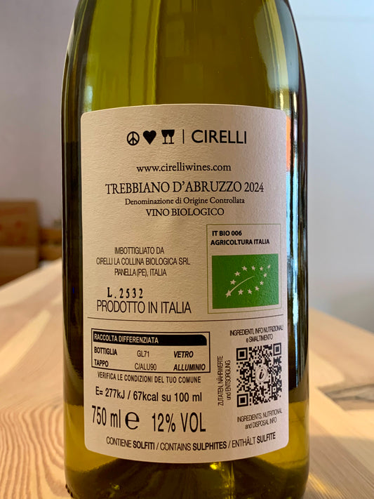 Cirelli 2024 Trebbiano d'Abruzzo DOC/Bio