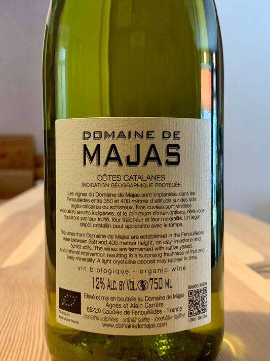 Domaine de Majas Blanc 2024 IGP Côte Catalanes/Bio