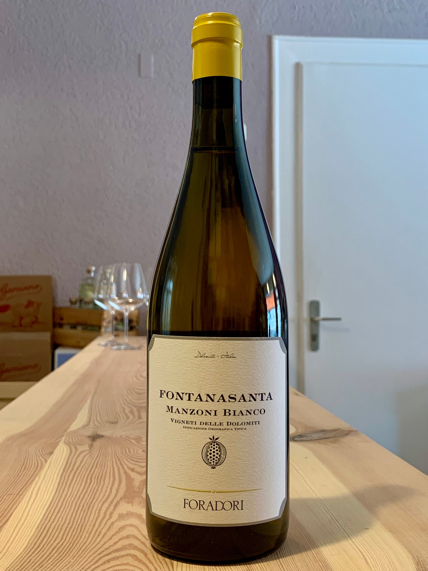 Foradori 2023 Fontanasanta Manzoni Bianco Vigneti delle Dolomiti IGT Trentino/Bio