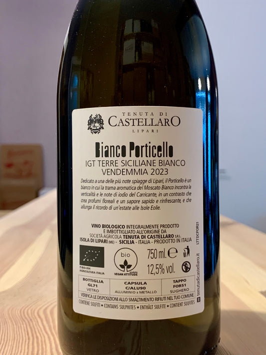 Bianco Porticello 2023 IGT Tenuta di Castellaro Lipari/Bio