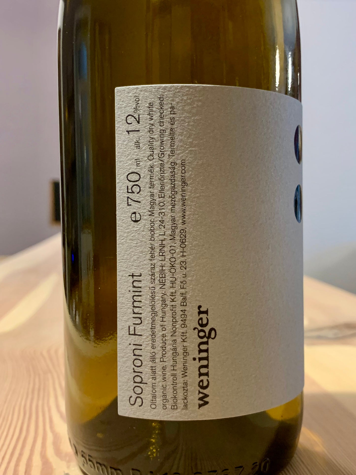 Stein 2023 Furmint Weingut Weninger Burgenland/Bio