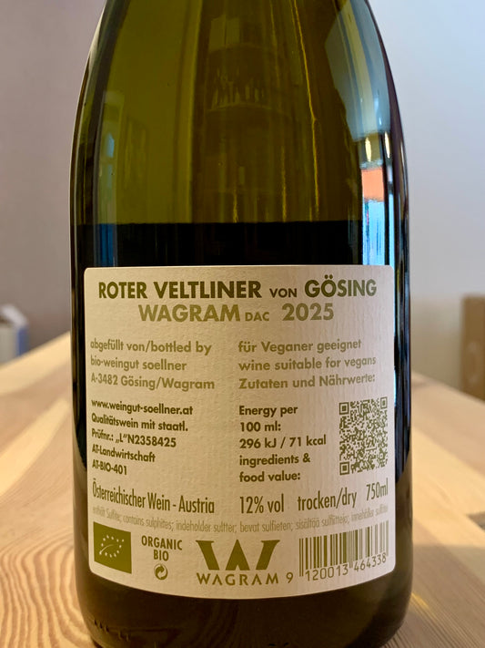 Roter Veltliner von Gösing Weingut Söllner Wagram/Bio