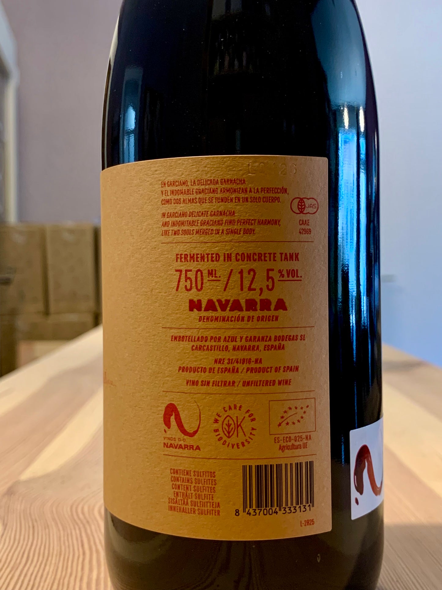 Graciano de Azul y Garanza 2022 Navarra/Bio