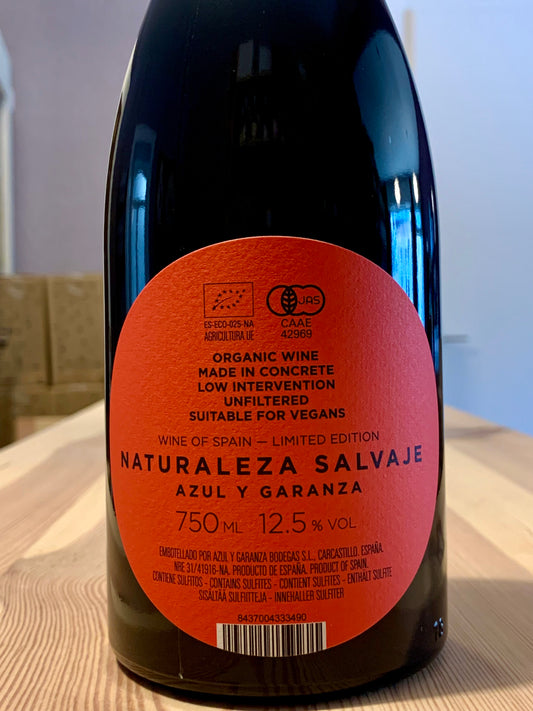 Naturaleza Salvaje Tinto 2023 Azul y Garanza Navarra/ Bio