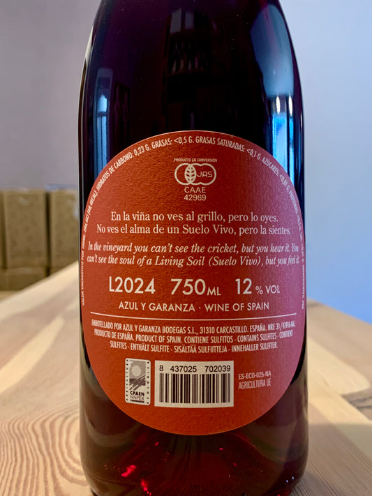 Suelo Vivo Tinto 2024 Azul y Garanza Navarra