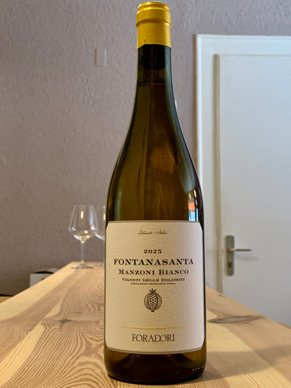 Foradori 2025 Fontanasanta Manzoni Bianco Vigneti delle Dolomiti IGT Trentino/Bio