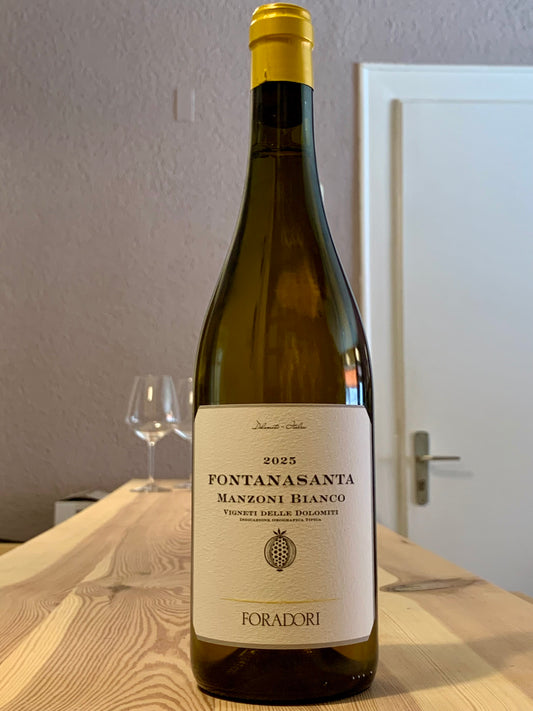 Foradori 2025 Fontanasanta Manzoni Bianco Vigneti delle Dolomiti IGT Trentino/Bio