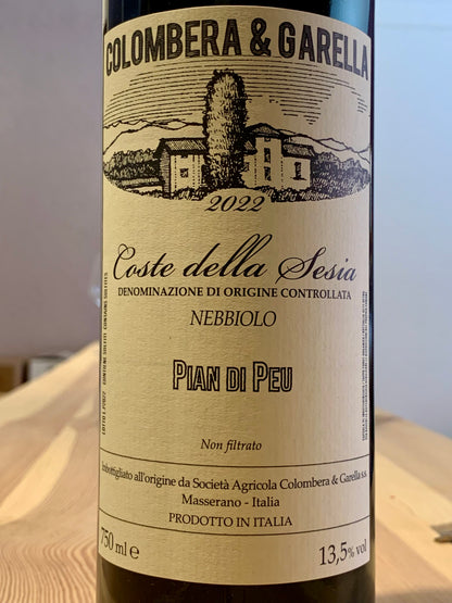 Colombera & Garella Coste del la Sesia "Pian di Peu" 2022/ Alto Piemonte