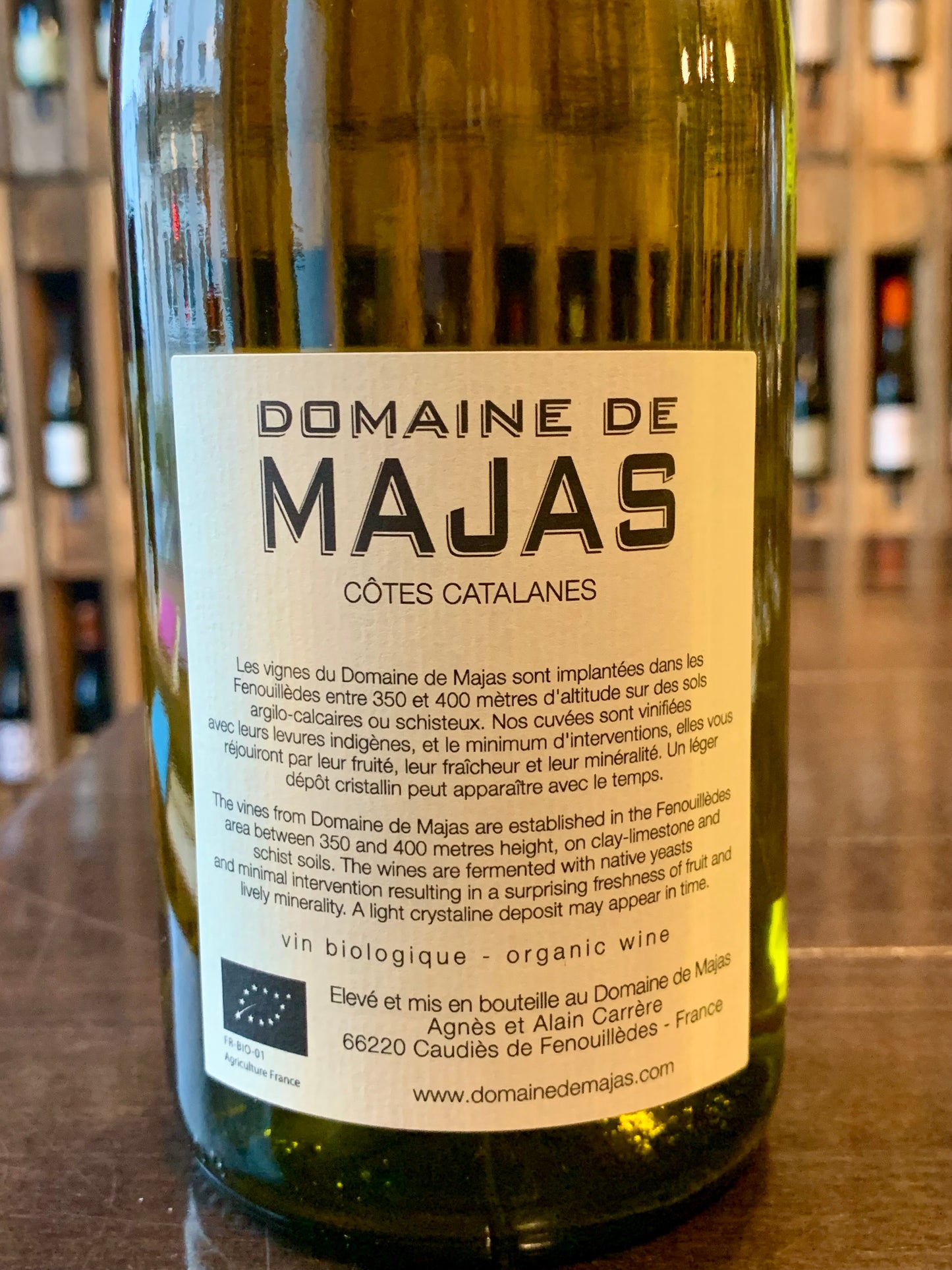 Domaine de Majas Blanc 2021 IGP Côte Catalanes/Bio