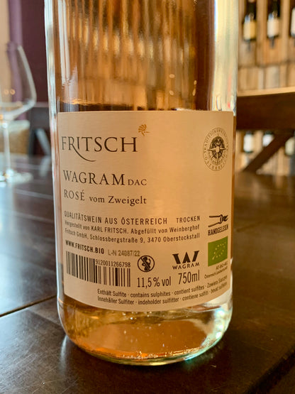 Rosé vom Zweigelt 2022 Fritsch Wagram DAC/Bio