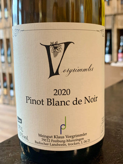 Pinot Blanc de Noir 2020 Weingut Vorgrimmler Baden/Bio