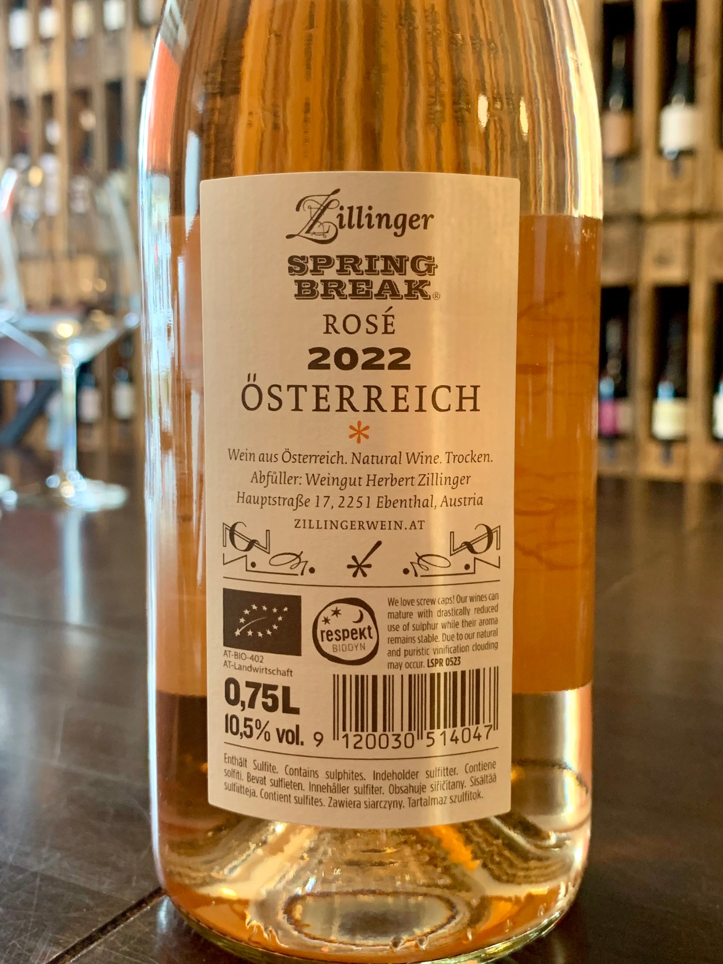 Spring Break Rosé 2022 Herbert Zillinger Weinviertel/Bio
