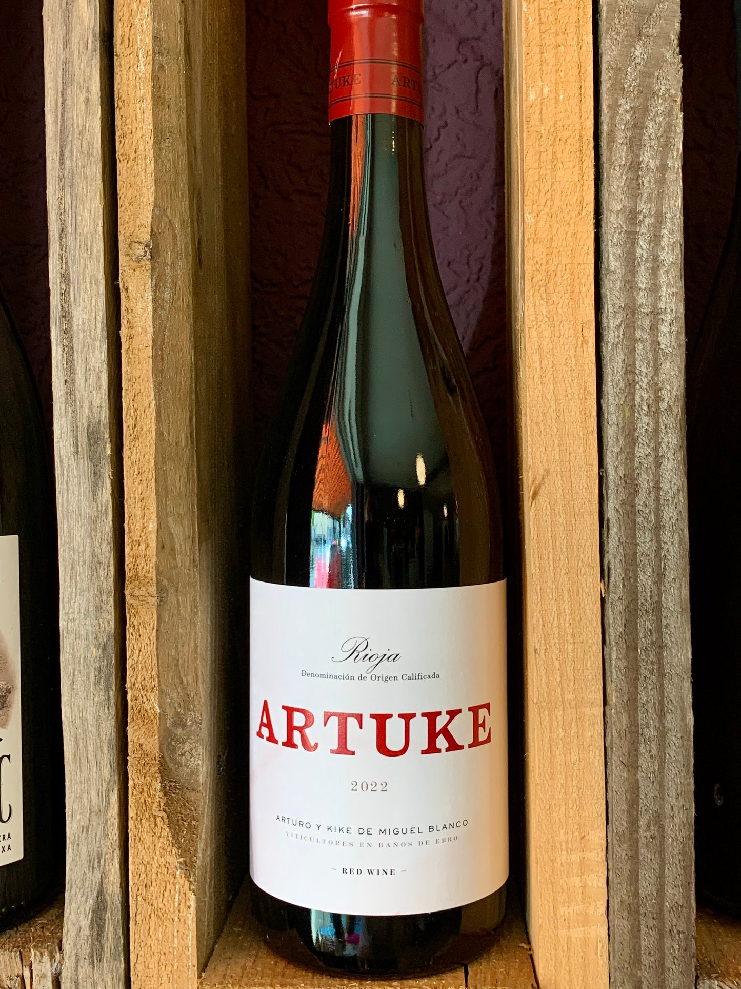 Artuke red wine 2022 Tempranillo Rioja