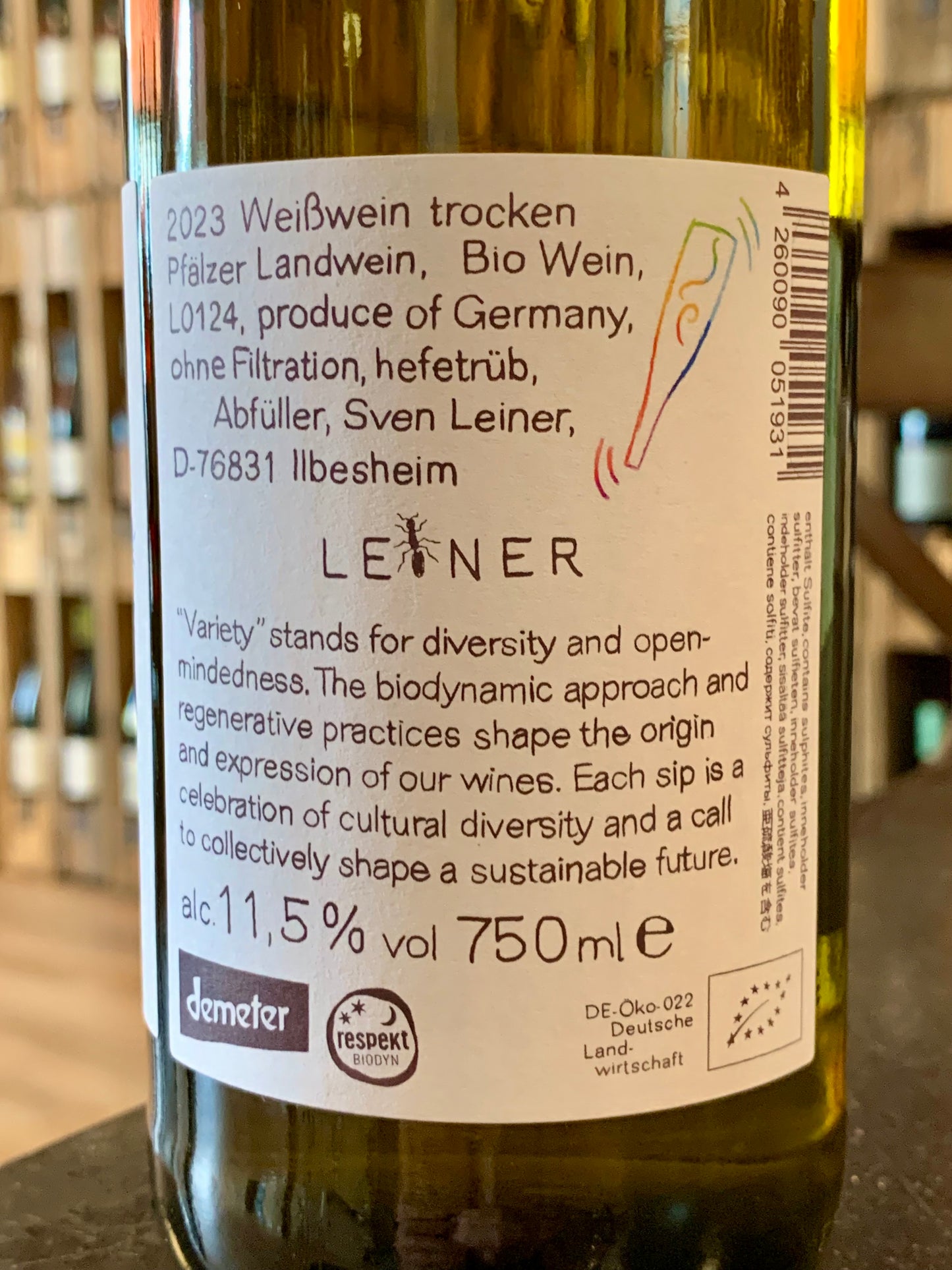 Variety weiss 2023 Sven Leiner Pfalz/Bio