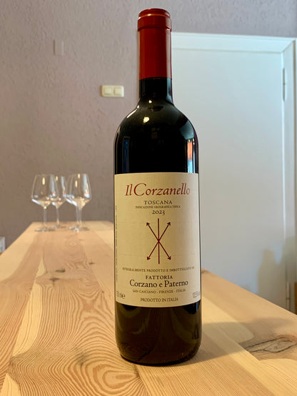 Il Corzanello Rosso 2023 Corzano e Paterno Toscana/Bio