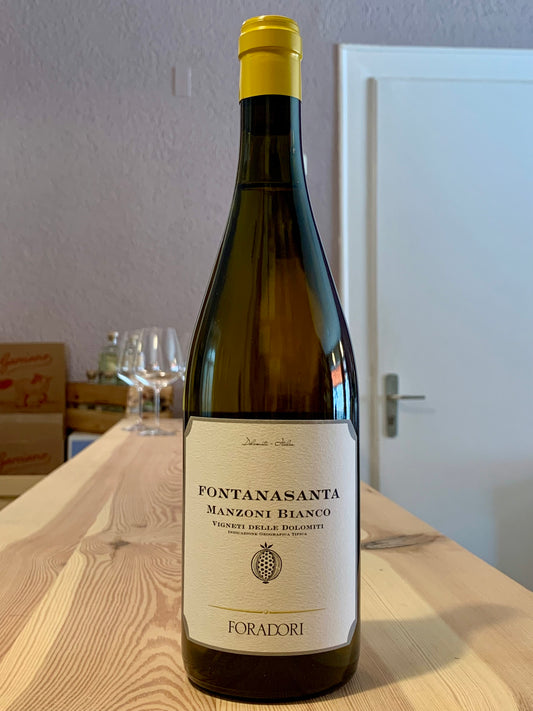 Foradori 2023 Fontanasanta Manzoni Bianco Vigneti delle Dolomiti IGT Trentino/Bio