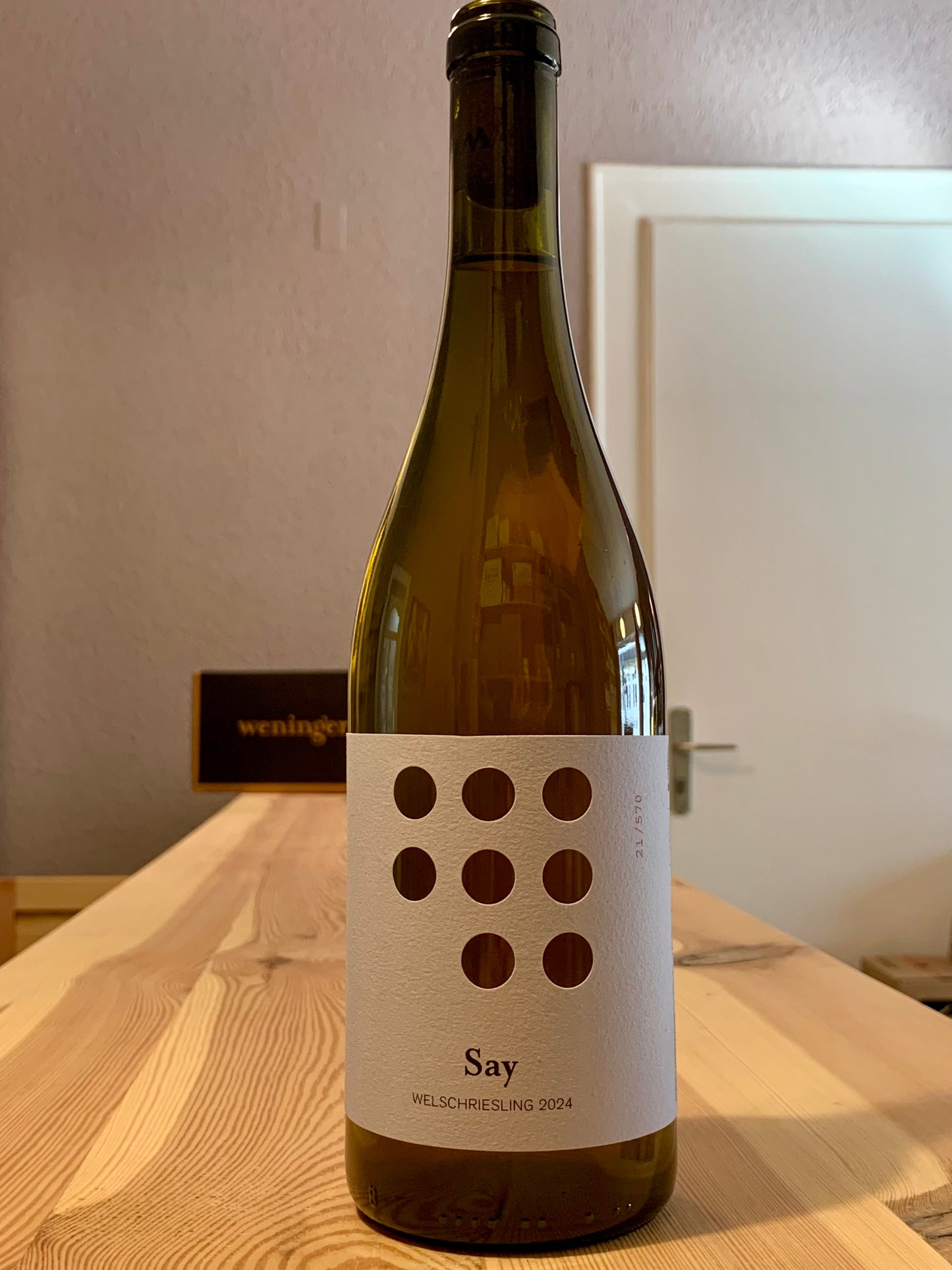 Say Welschriesling 2024 Weingut Weninger Burgenland/Bio