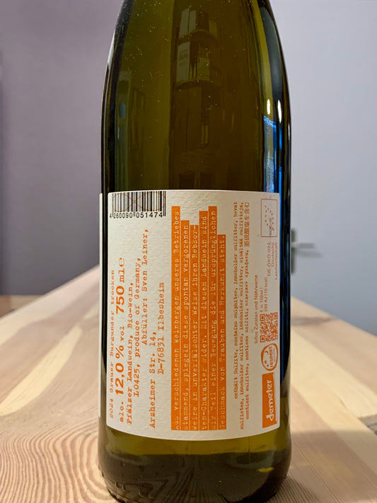 Grauer Burgunder Handwerk 2024 Sven Leiner Pfalz/Bio