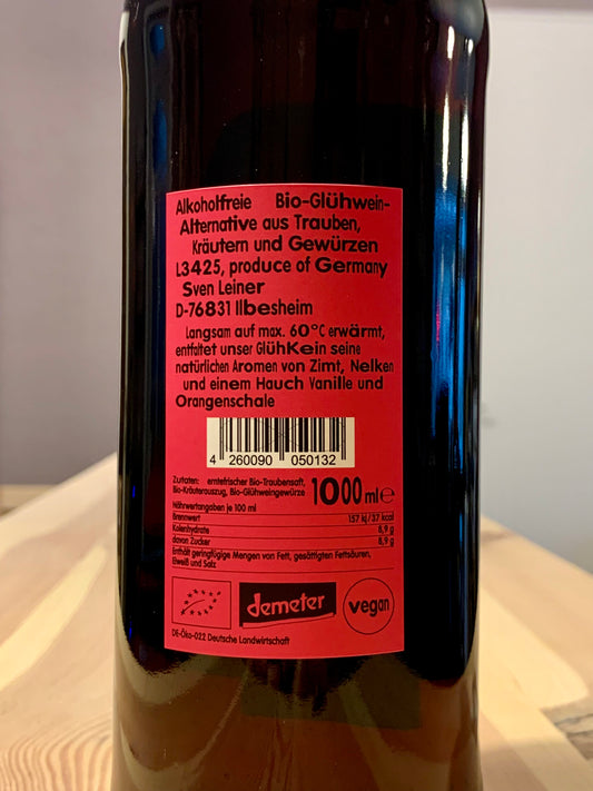 Winzer GlühKEIN alkoholfrei rot Sven Leiner Pfalz/Bio