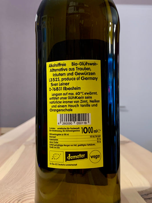 Winzer GlühKEIN alkoholfrei weiss Sven Leiner Pfalz/Bio