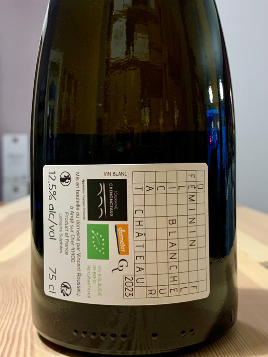 Chenonceaux Sauvignon Blanc 2023 Clos Roussely Loire/Bio