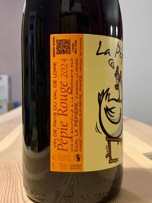 Pépie Rouge 2024 IGP Val de Loire/Bio