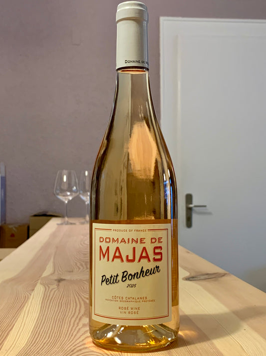 Domaine de Majas Rosé Petit Bonheur 2025 Côte Catalanes/Bio