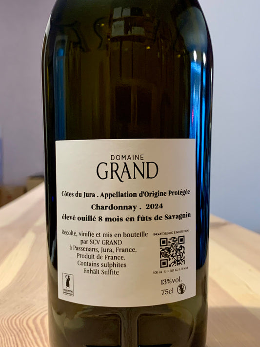 Domaine Grand Côtes du Jura Chardonnay 2024