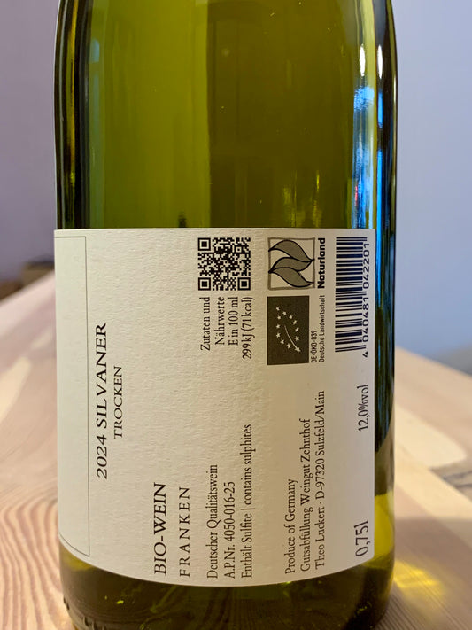Silvaner trocken 2024 VDP Weingut Zehnthof Luckert Franken/Bio