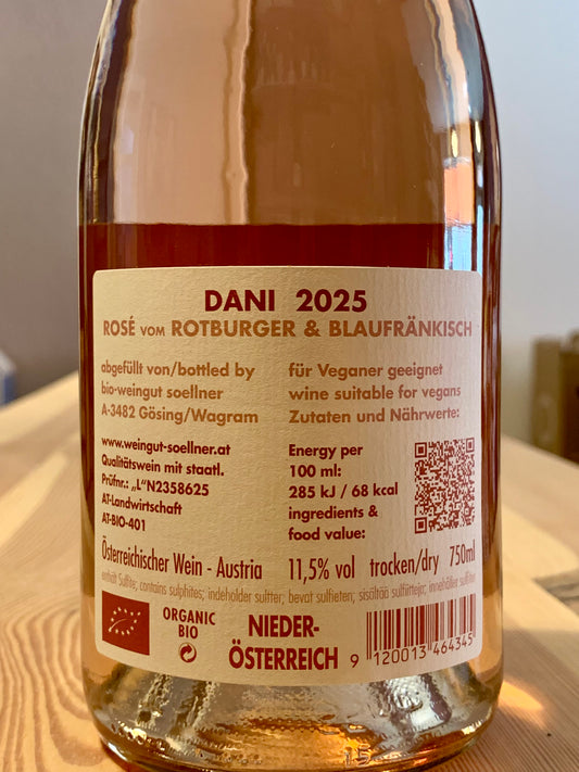 Dani Rosé 2025 Weingut Söllner Wagram/Bio