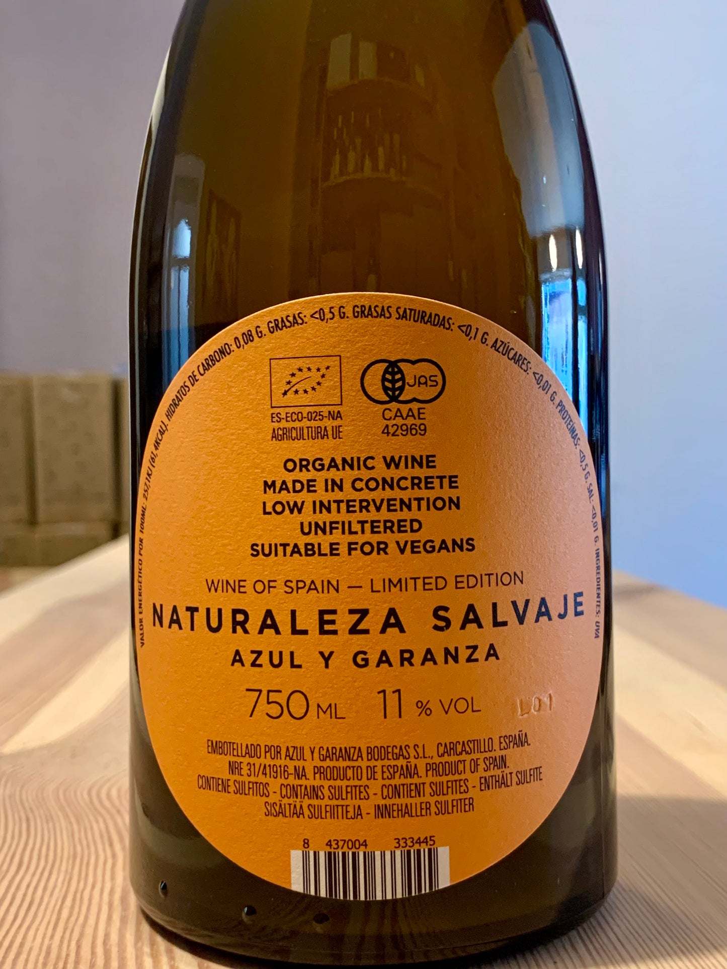 Naturaleza Salvaje Blanca/Orange 2024 Azul y Garanza Navarra/ Bio